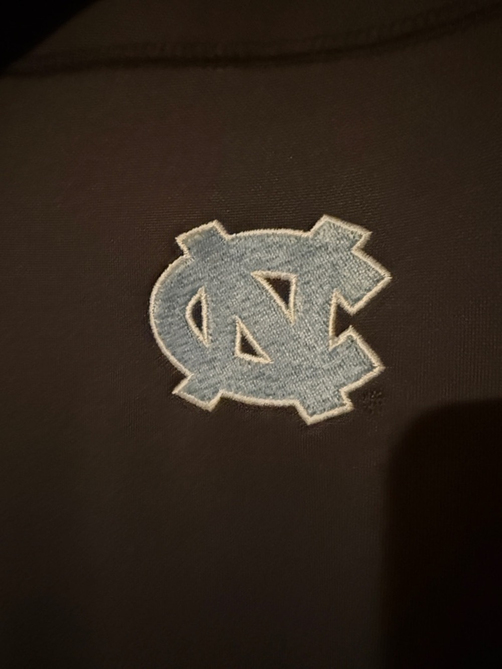 UNC Men's Full-Zip Performance Jacket - Dark Grey - Picture 2 of 5